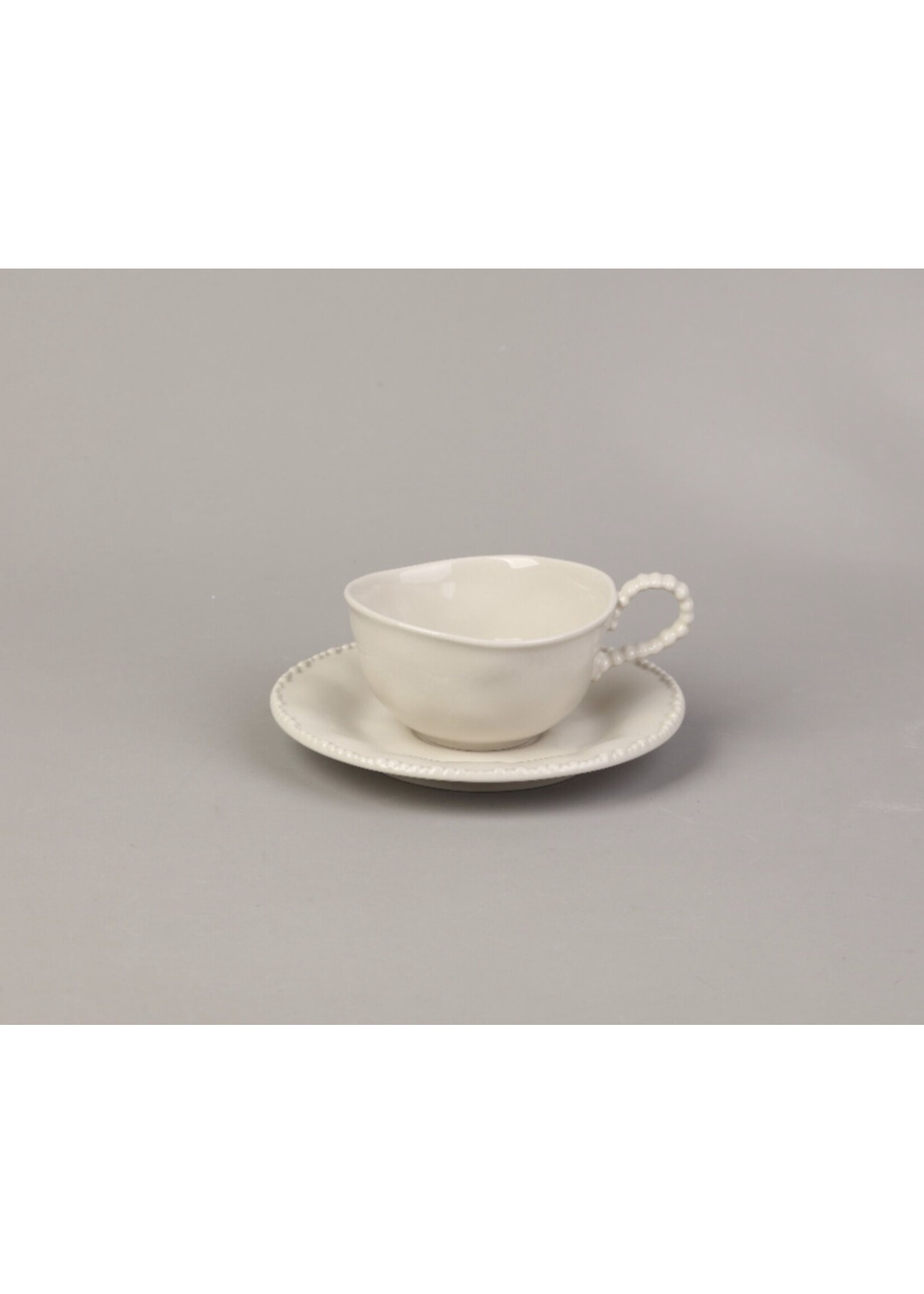 Tasses à café Bavaria Pearl 175 ml – Lot de 12 | Blanches ou crème