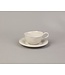 Bavaria Pearl Kaffeetassen 175 ml – 12-teiliges Set | Weiß oder Creme
