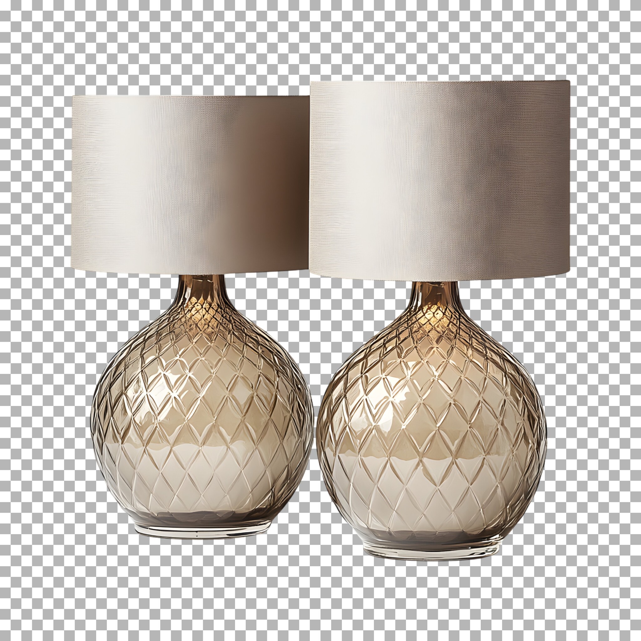 Der zeitlose Charme von Tischlampen aus Glas im Interieur