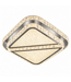 **Vierkante kristallen plafondlamp met afstandsbediening – 53 × 53 × 16 cm**