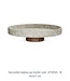 Livenza Athena – Dekoratives Tablett auf Holzsockel – Ø 30,5 × 7 cm