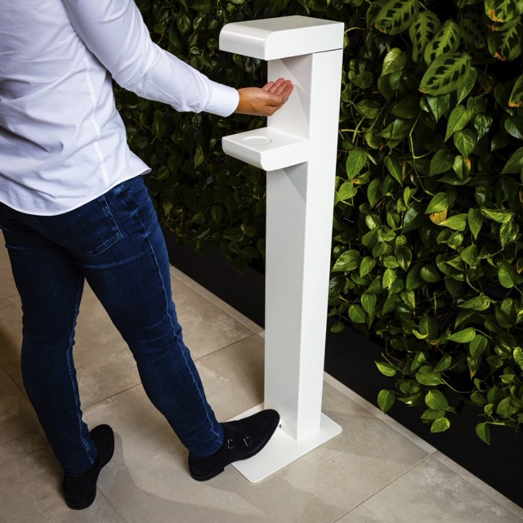 Luxe handsfree dispenser met voetbediening