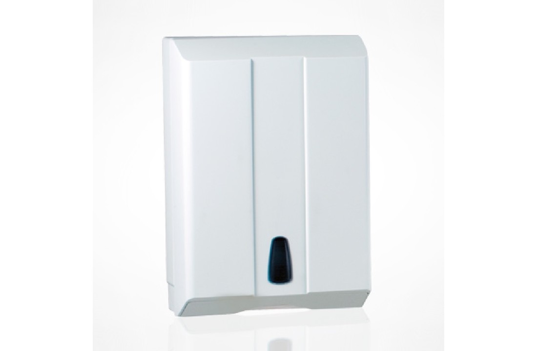 Euro Select Handdoekdispenser wit t.b.v. z-vouw handdoekjes