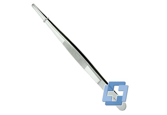 Anatomische Pinzette, 14 cm gerade, Edelstahl