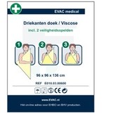 HEKA Driekante doek - viscose/katoen