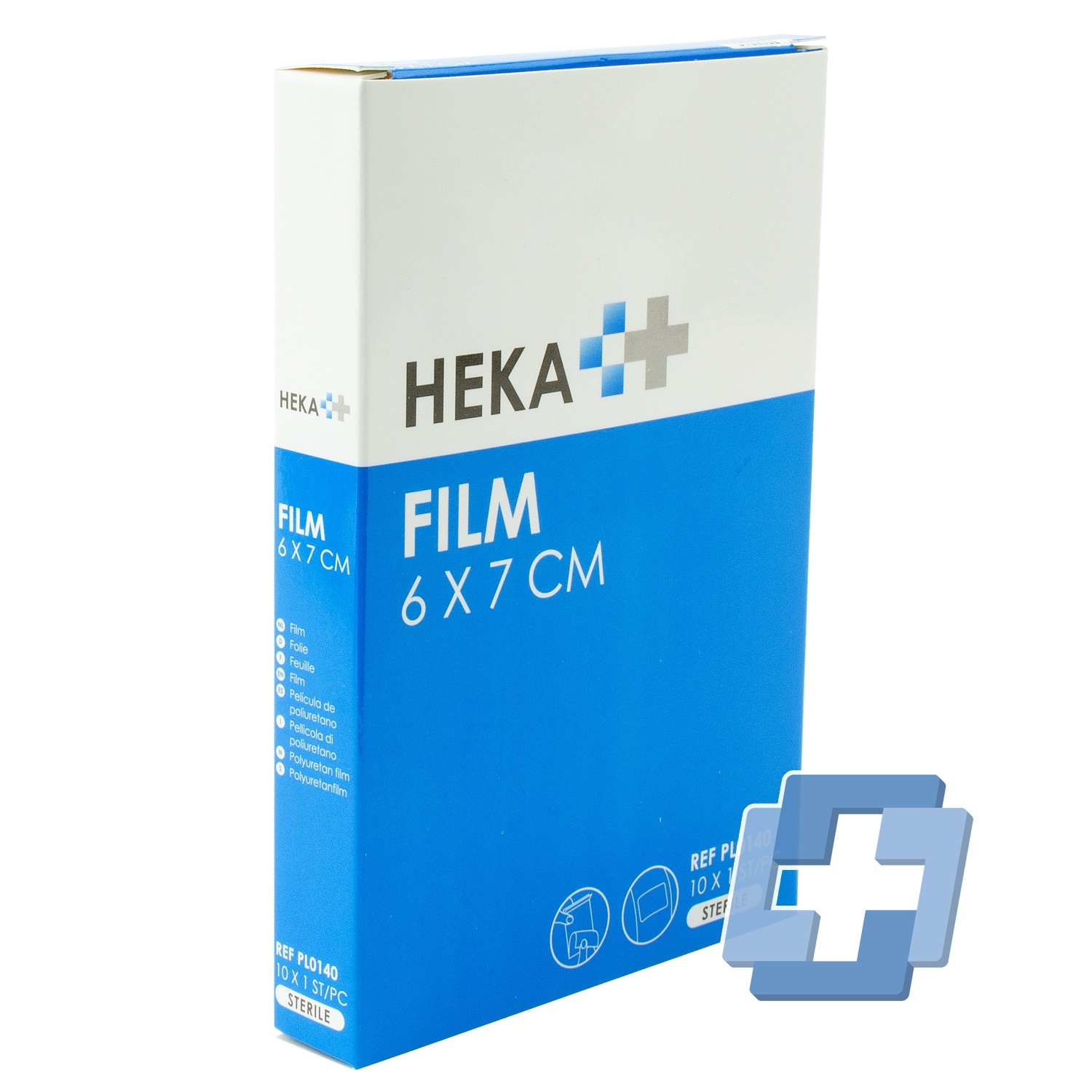 HEKA Film steril - 6 x 7 cm (10 Stück)