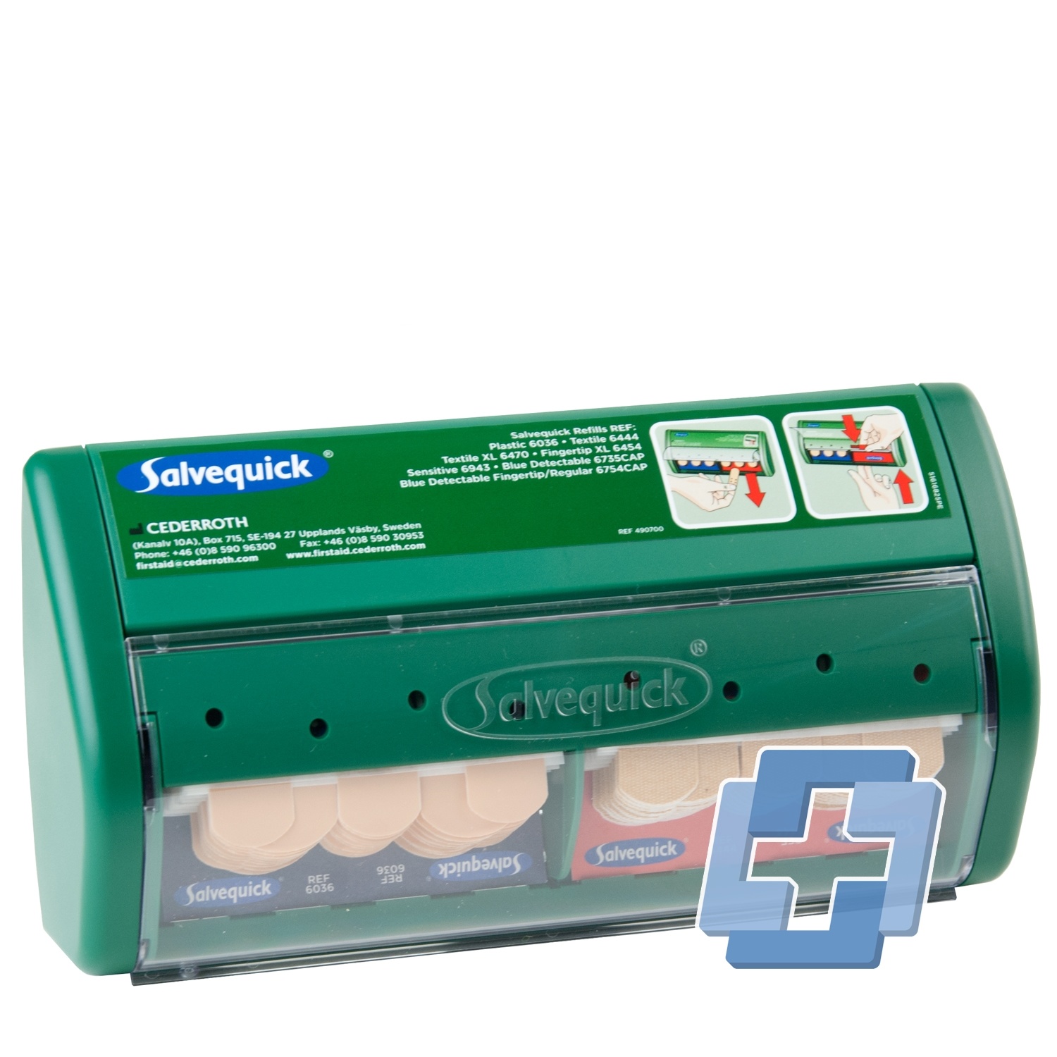 Salvequick Pleisterdispenser basic 5321001765 EVAC EVAC First Aid