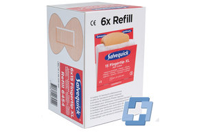 Salvequick 6454 navulling 15 vingertop XL (6 stuks)