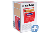 Salvequick 6470 navulling 21 textiel  XL (6 stuks)