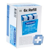 Salvequick 6796 Refill 39 blau lange Fingerpflaster HACCP - 120 x 20 mm (6 Stück)