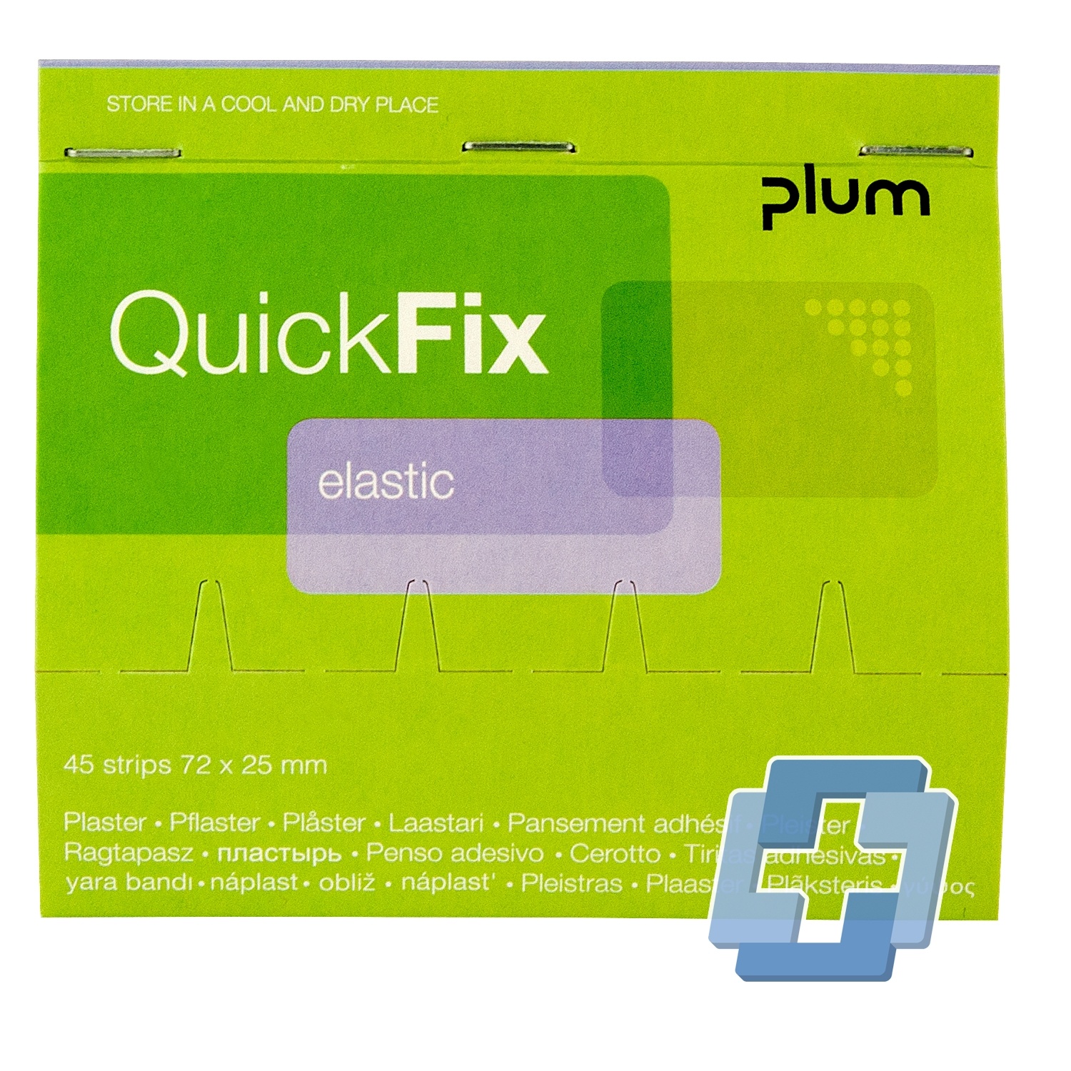 Plum QuickFix Pflasterspender Nachfüllung 45 ET-Pflaster