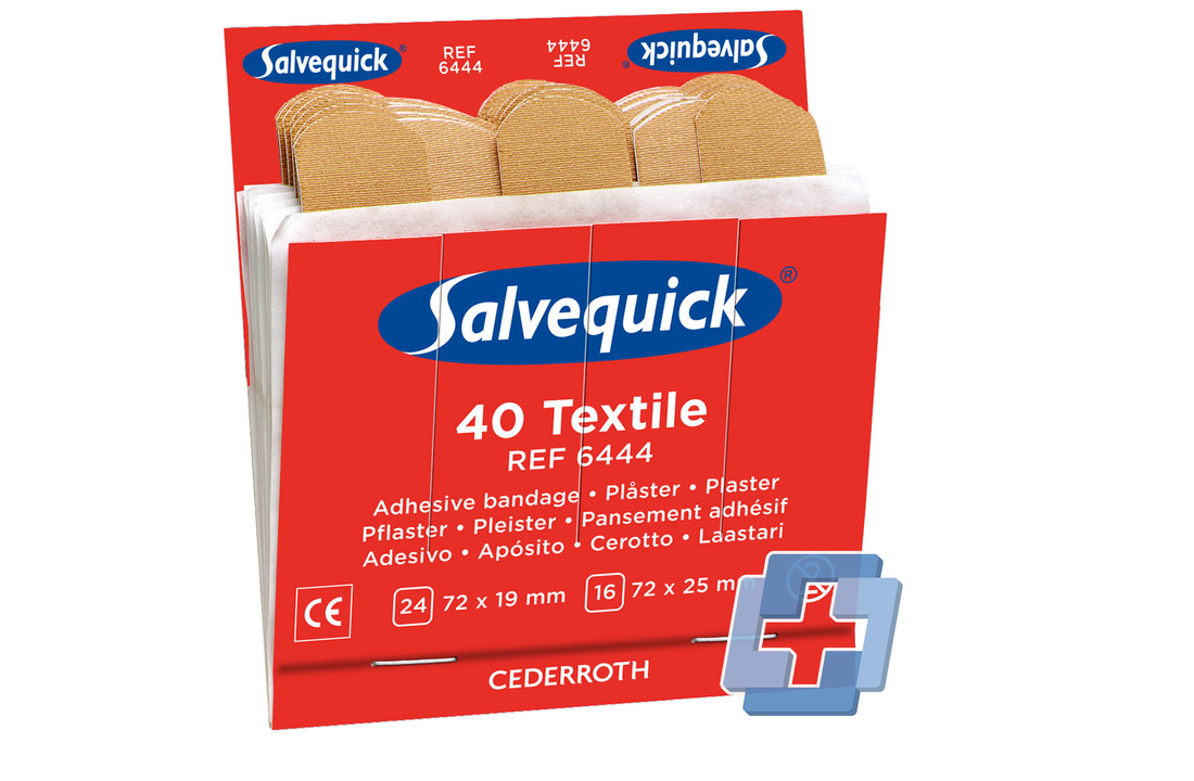 1 x Salvequick 6444 Nachfüllung - elastisch