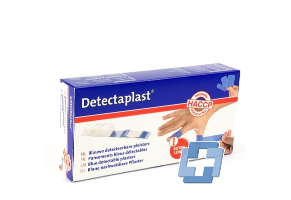 Detectaplast Elastic blauwe pleisters 180x30mm (100 stuks)