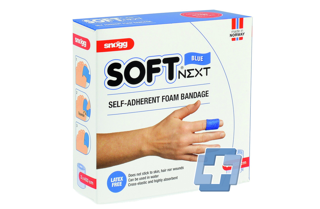 Snogg Soft next blauw - 3 cm x 4,5 m