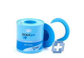 HEKApor Non-woven hechtpleister - 5 m x 5 cm (per stuk)