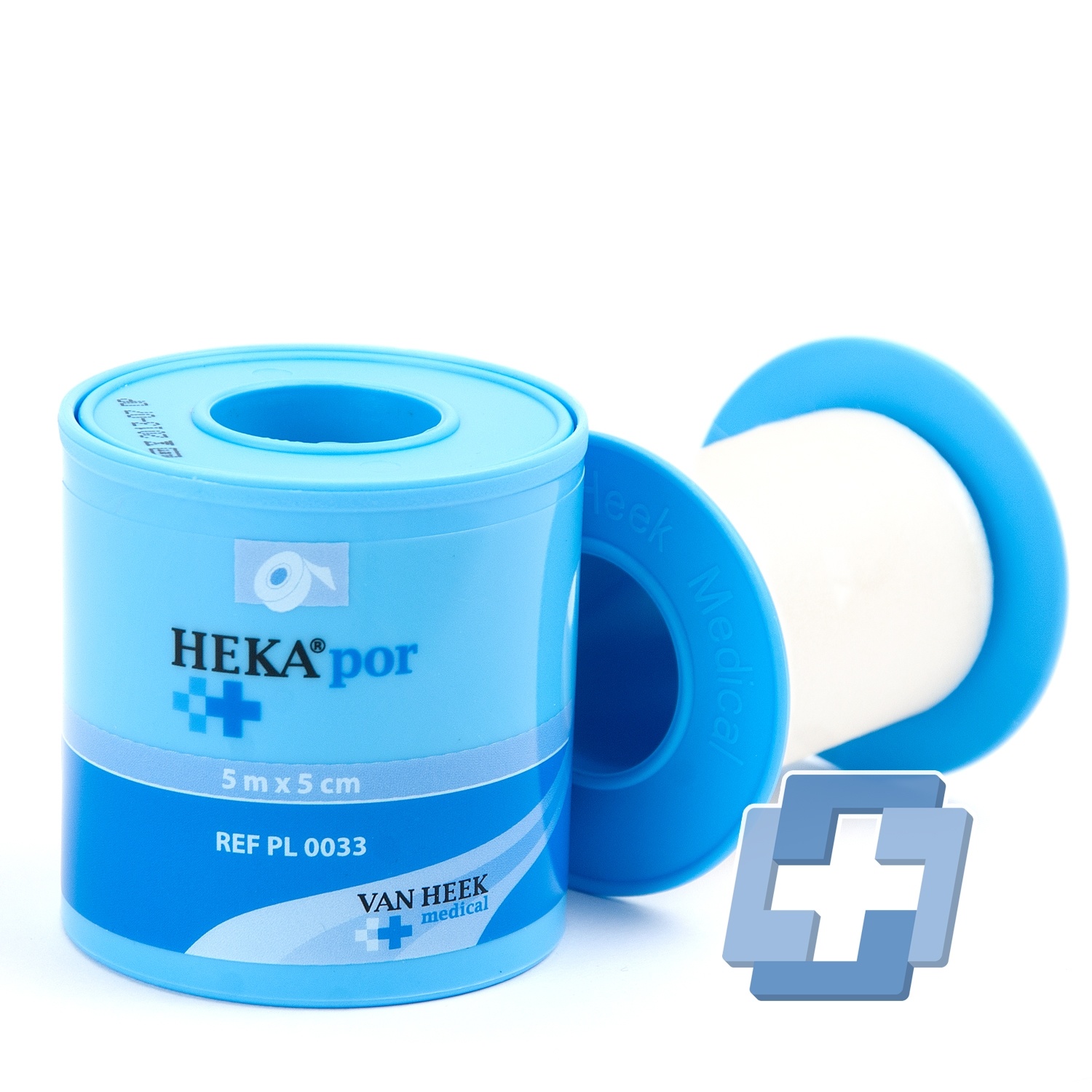 HEKApor Non-woven Heftpflaster 5 m x 5 cm