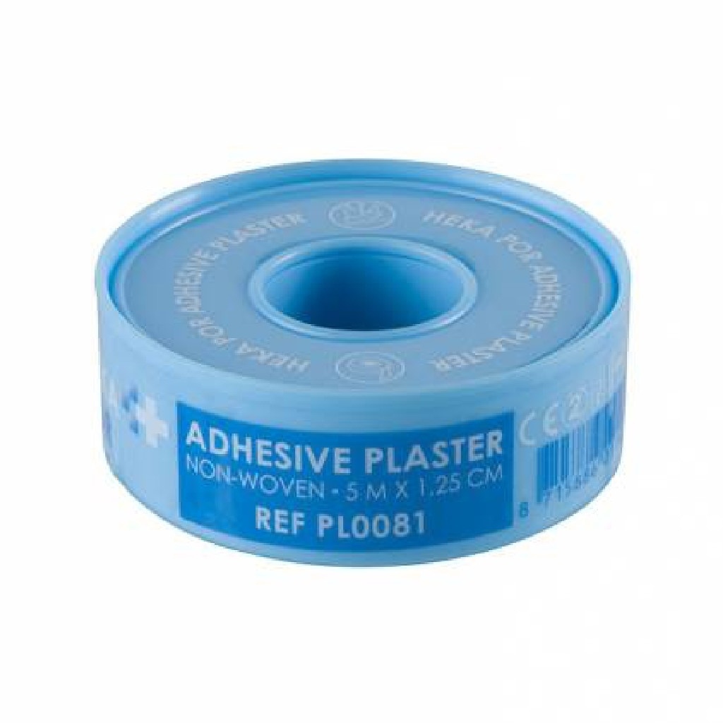 HEKApor Non-woven hechtpleister ring niet steriel - 5 m x 1,25 cm (per stuk)