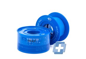 HEKAPLAST Blue hechtpleister textiel - 5 m x 2,5 cm (per stuk)