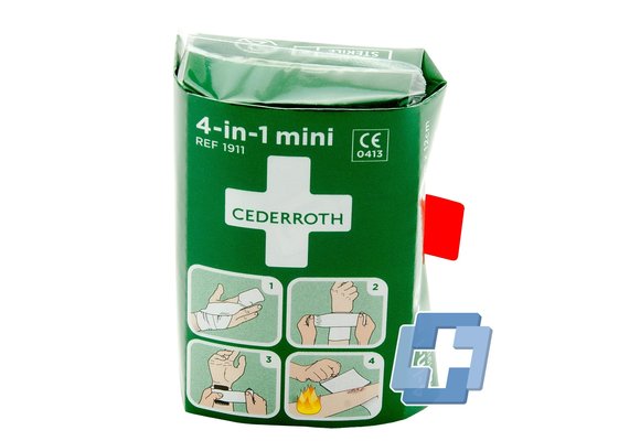 Cederroth 4-in-1 Mini bloedstelpend verband