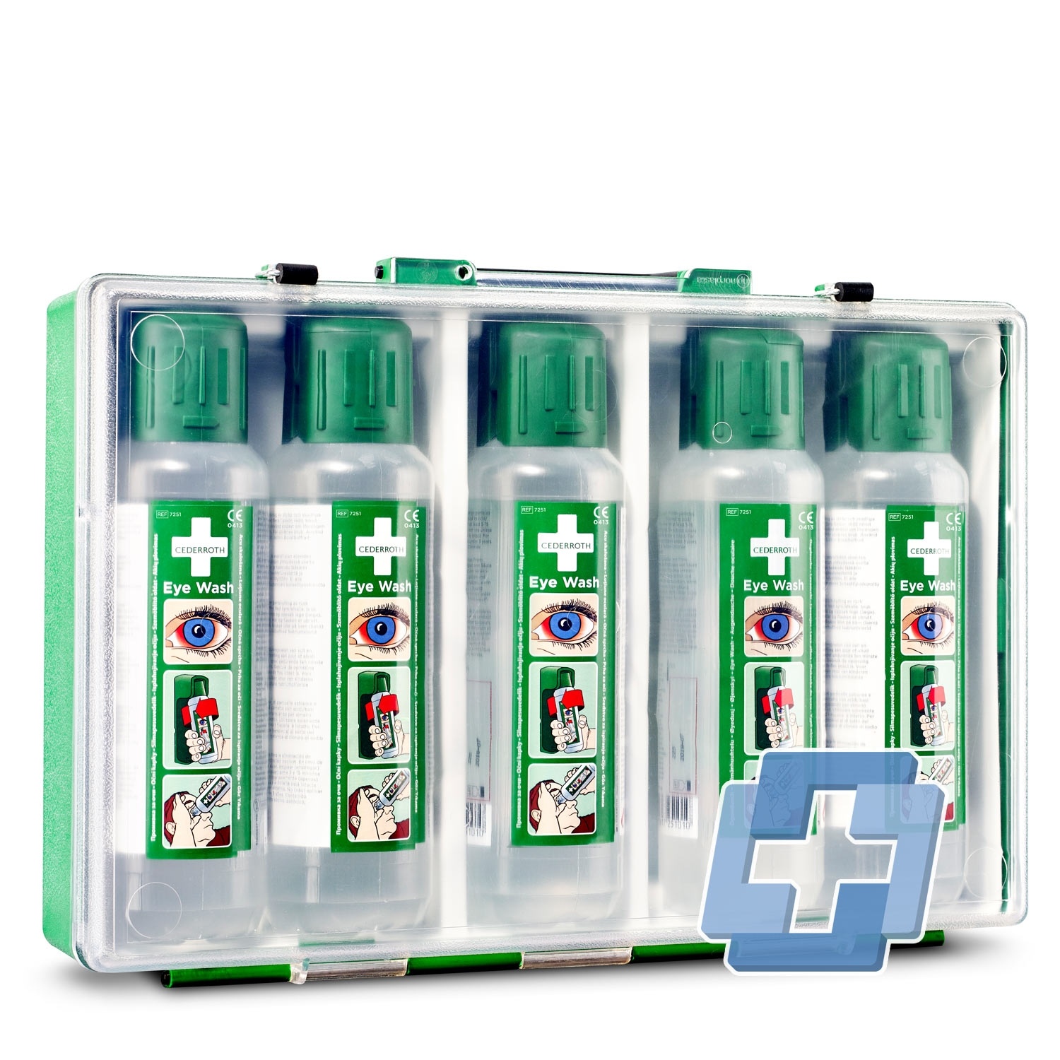 Cederroth Augendusche (5 x 500ml) in Tragetasche