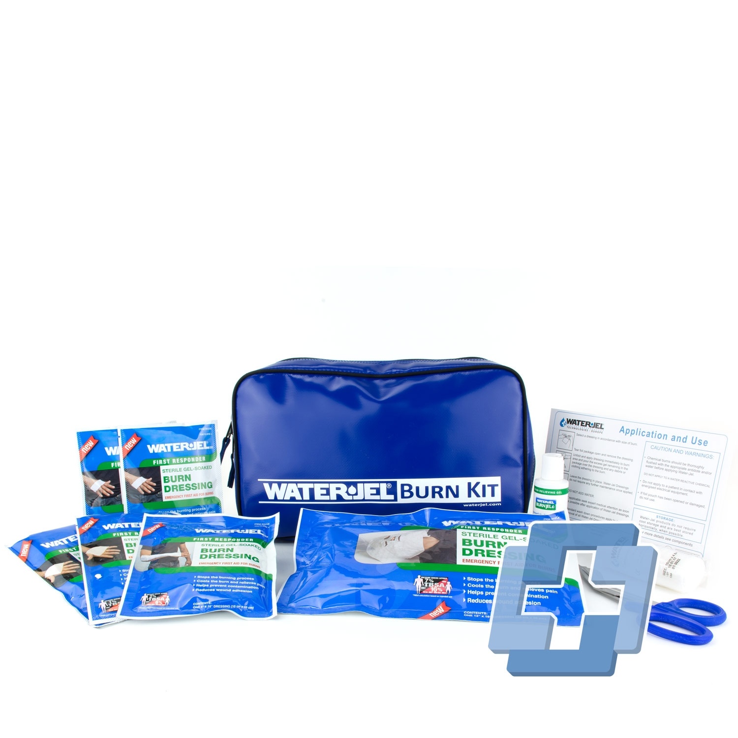 WaterJel Brandwonden kit industrie