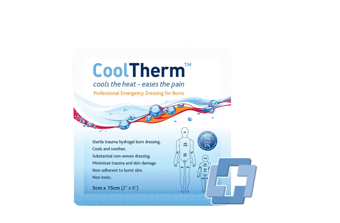 CoolTherm Brandwundenkompresse 5 x 15 cm