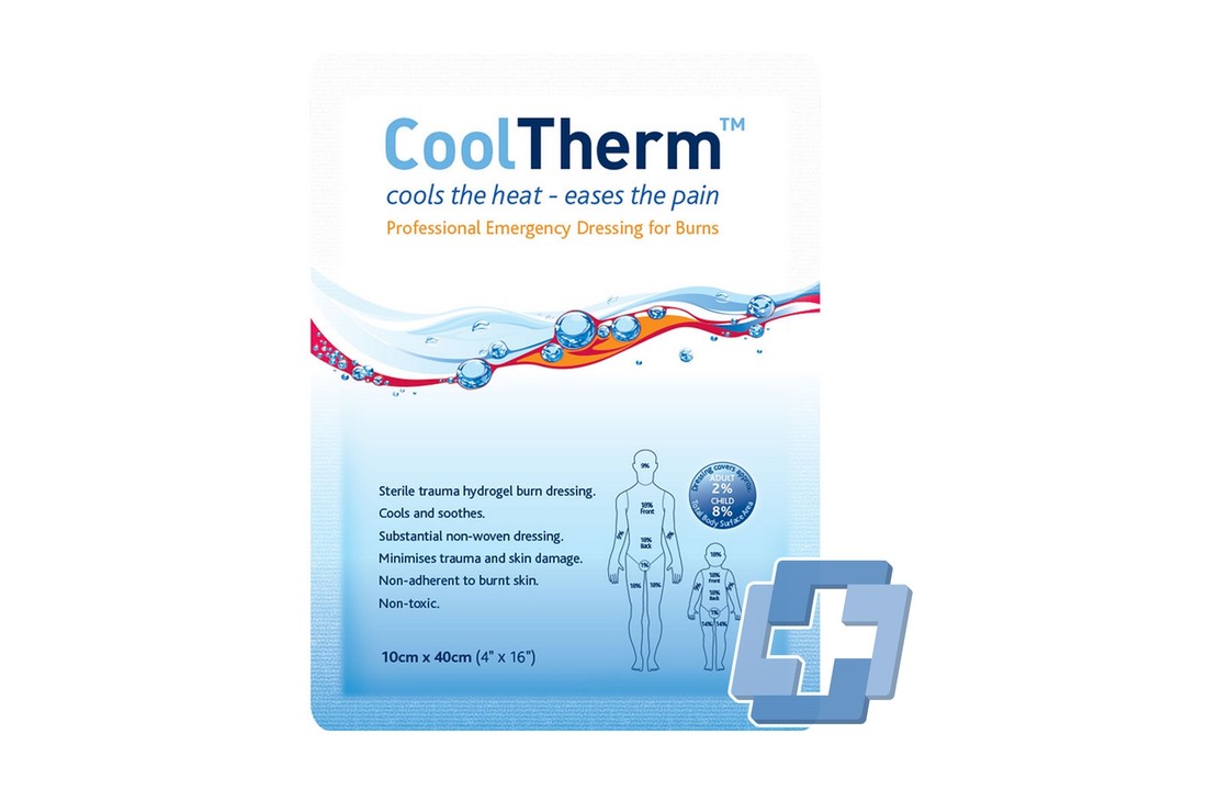 CoolTherm Brandwondenkompres - 10 x 40 cm