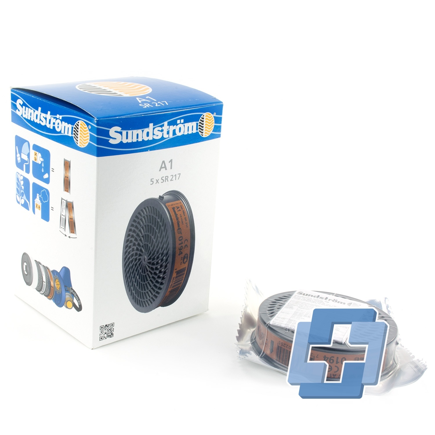 Sundstrom SR 217 Gasfilter (5 Stücke)