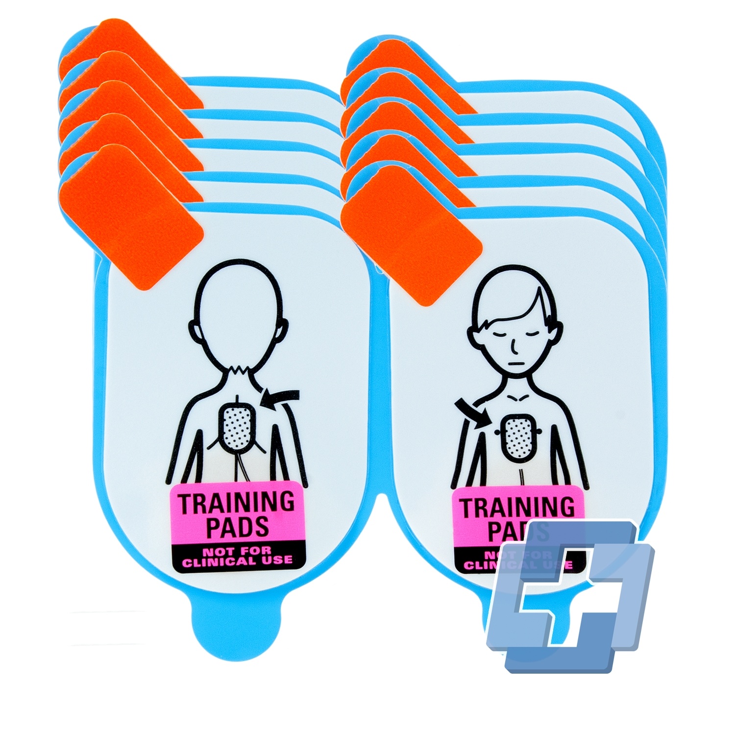 Defibtech Lifeline AED Ersatzpads für Trainingselektroden Kinder (5 Paar)