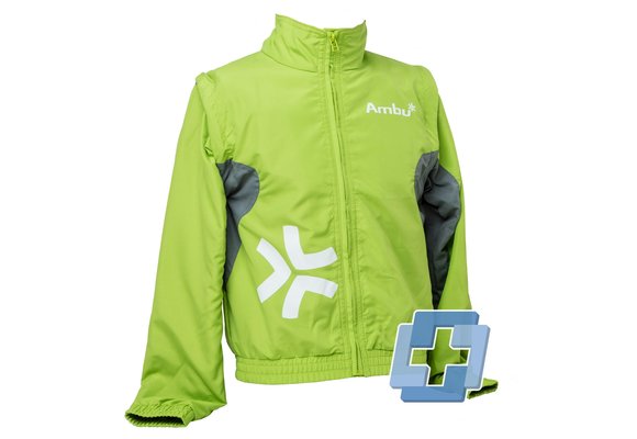 AmbuMan Jas voor joggingpak Next Generation grijs/groen