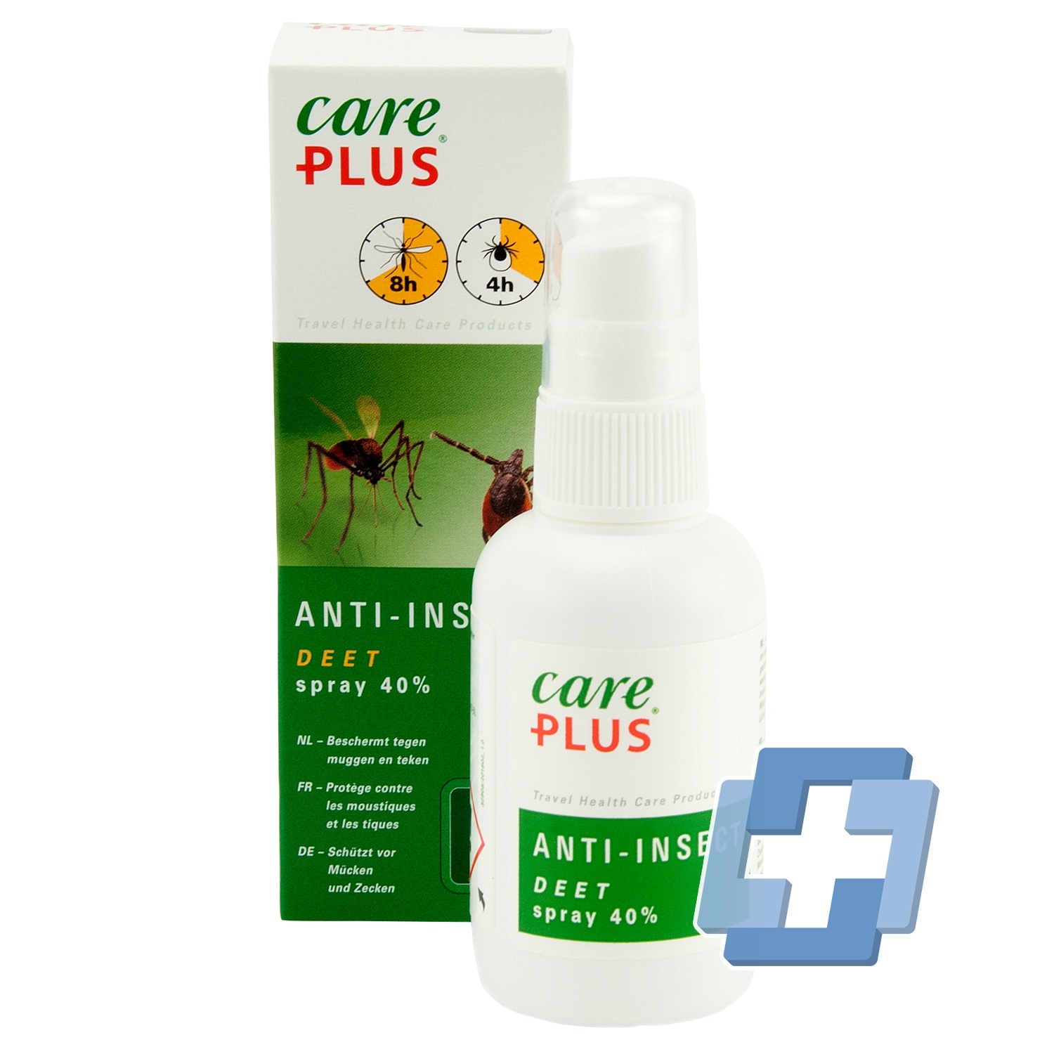 Ramen wassen Verdampen vrijgesteld Care Plus Anti-insect deet spray 40% | 5321010455 - EVAC