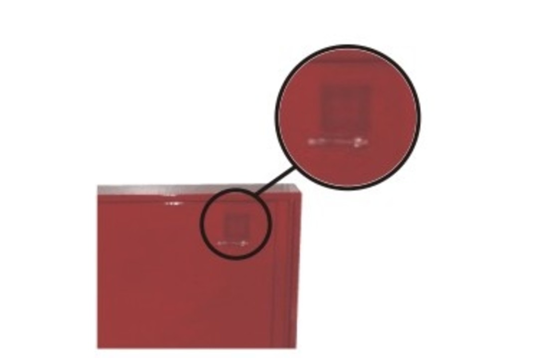 Inslagruitje voor BHV kast