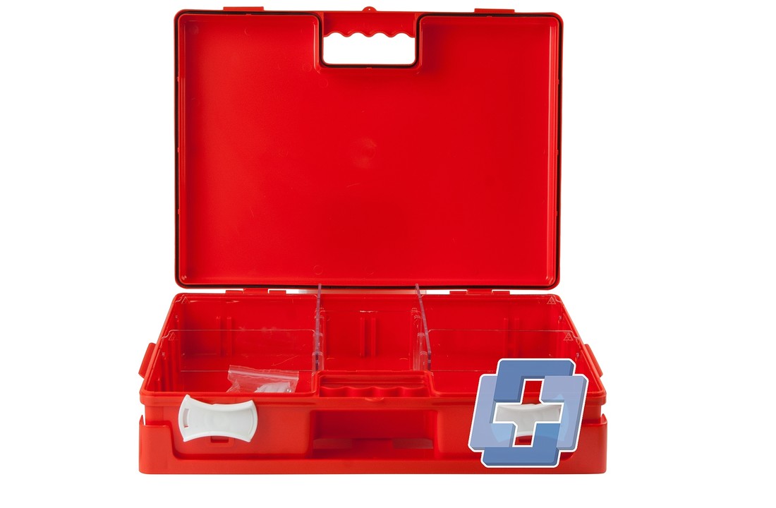 Verbandkoffer Flex organizer + Wandhalterung LEER