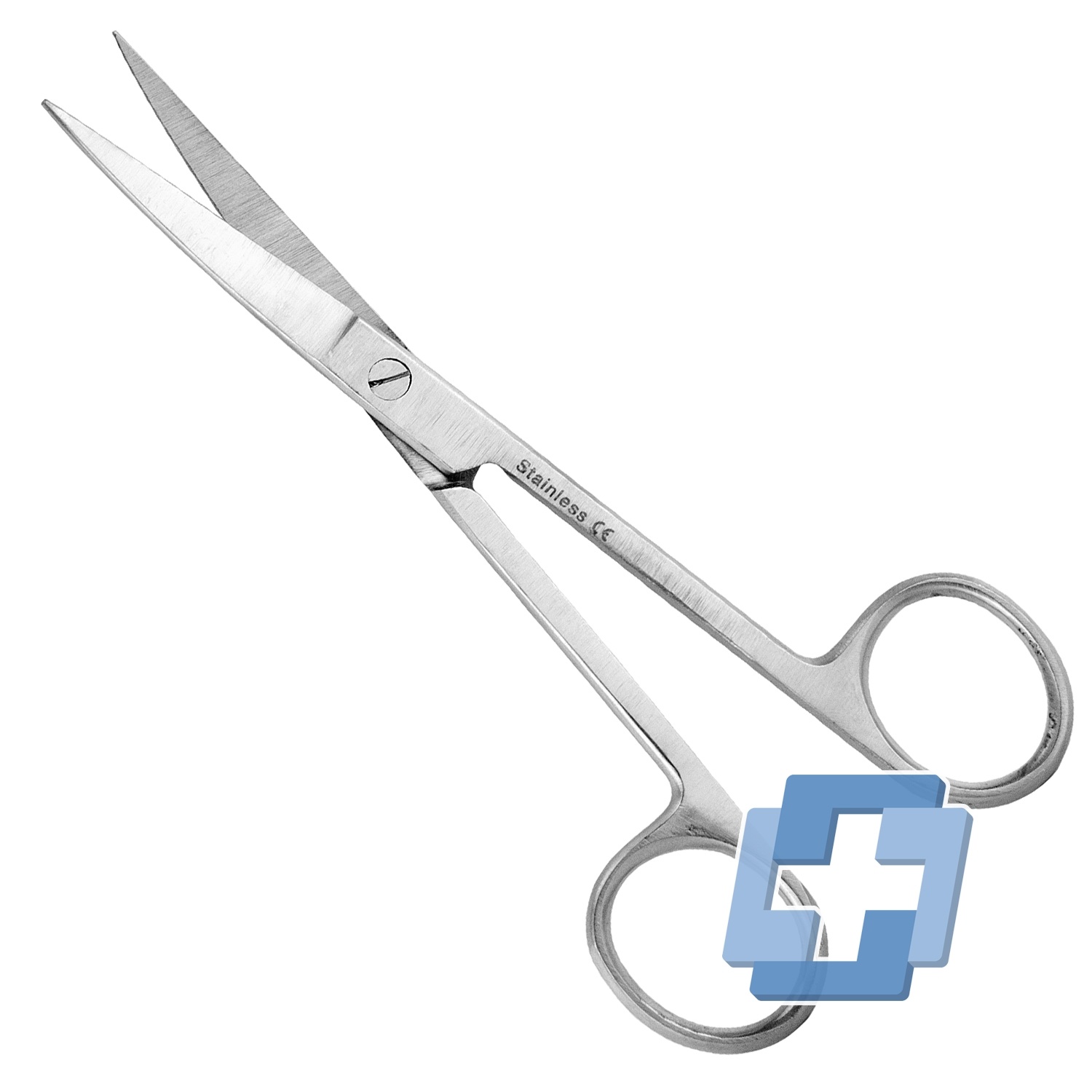 Medipharchem Chirurgische schaar SP/SP gebogen RVS - 14 cm