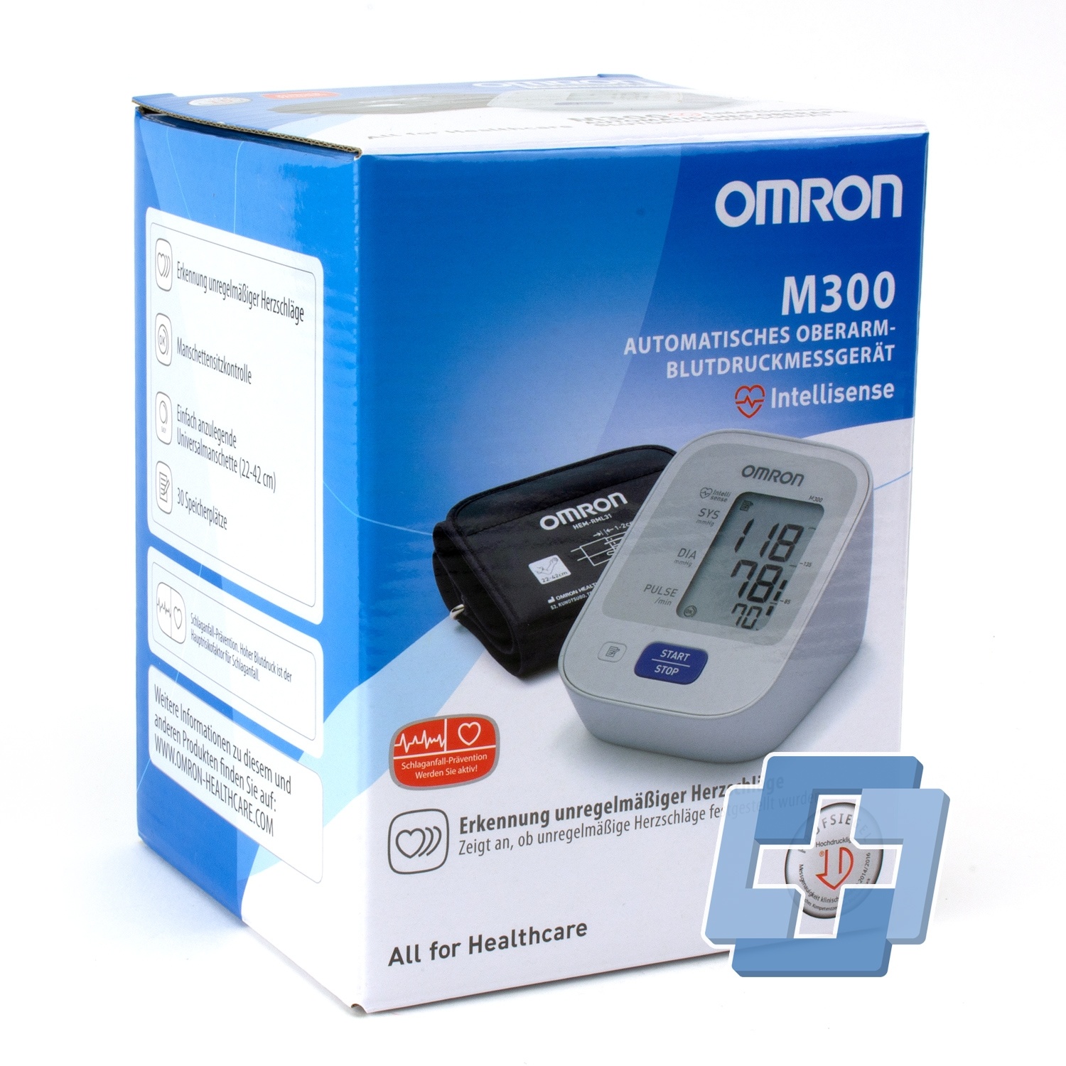 Omron bloeddrukmeter M300 volautomatisch