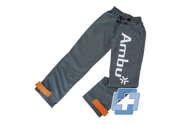AmbuMan Broek voor joggingsbroek grijs/oranje
