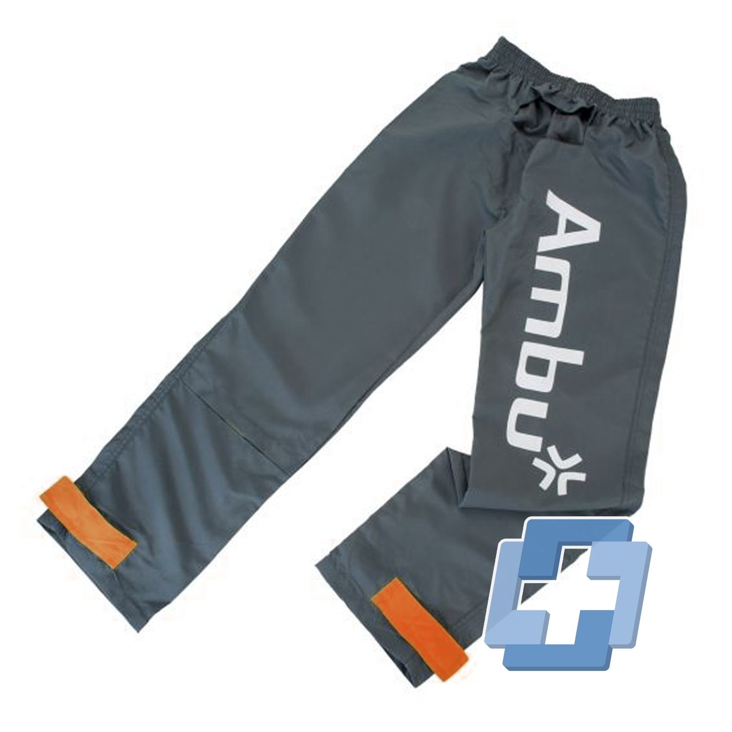 AmbuMan Broek voor joggingsbroek grijs/oranje