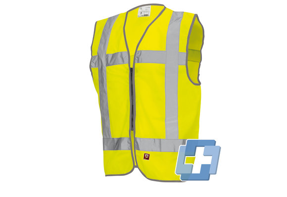 RWS veiligheidsvest vlamvertragend geel - diverse teksten beschikbaar