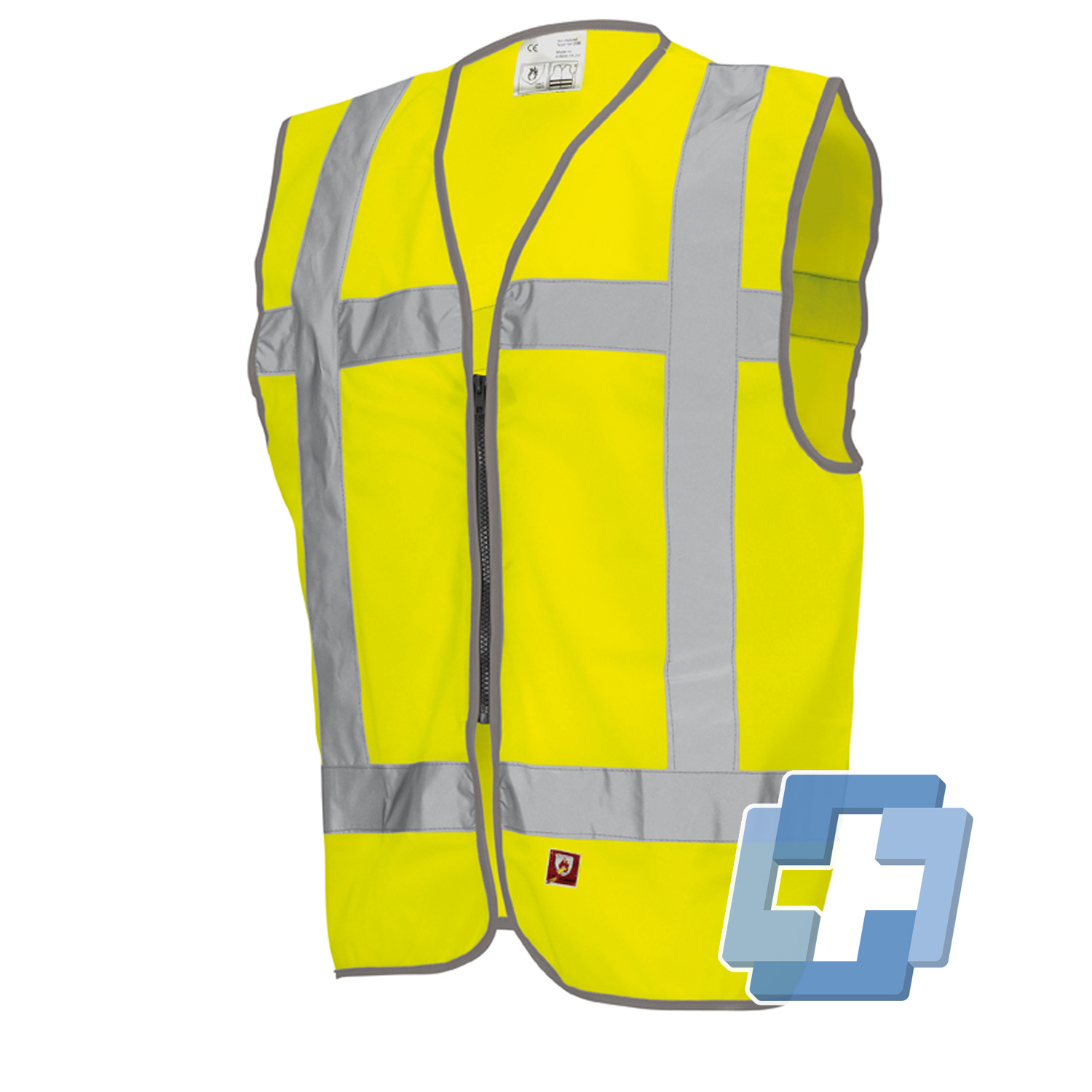 RWS veiligheidsvest vlamvertragend geel