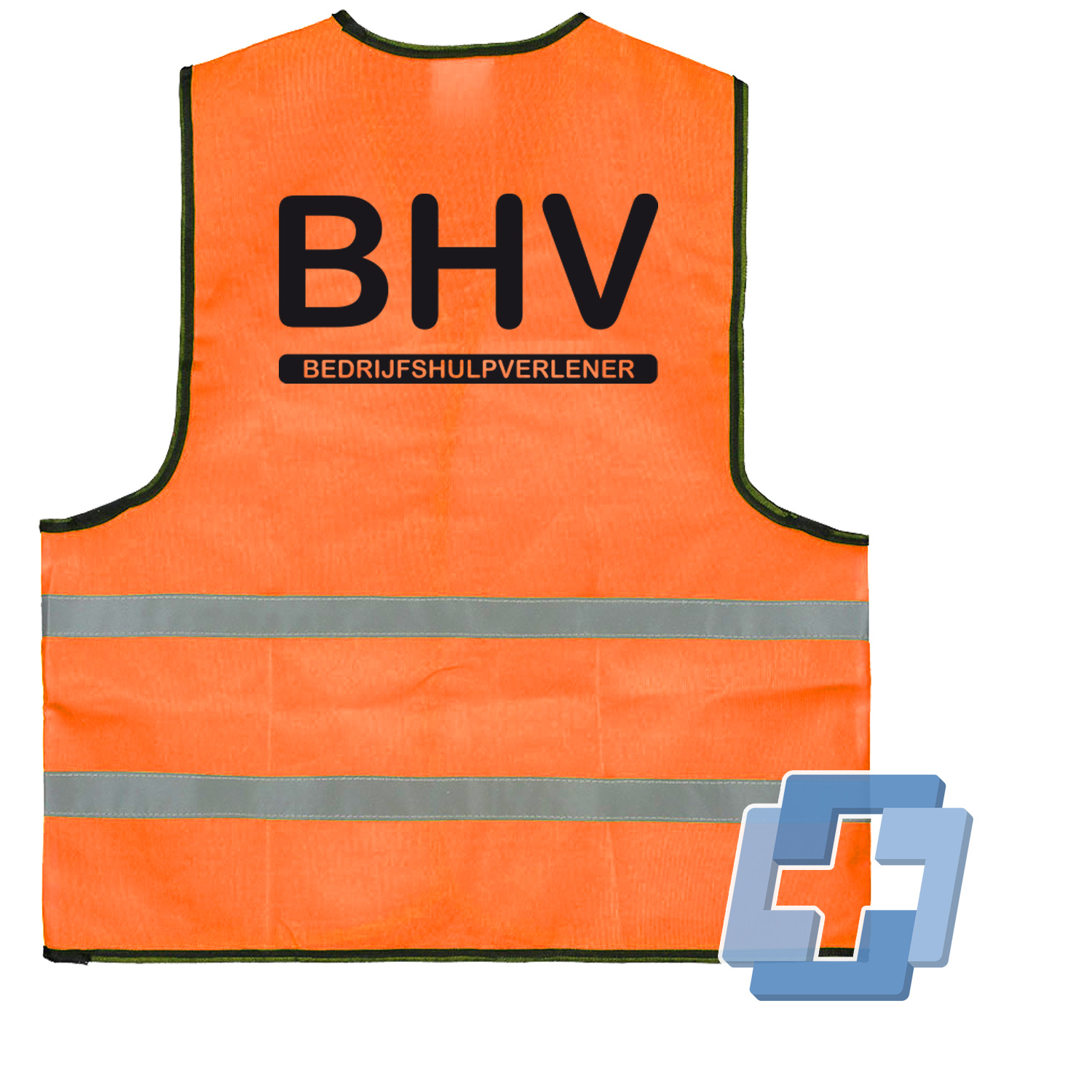 Sicherheitsweste ORANGE Aufdruck PLOEGLEIDER