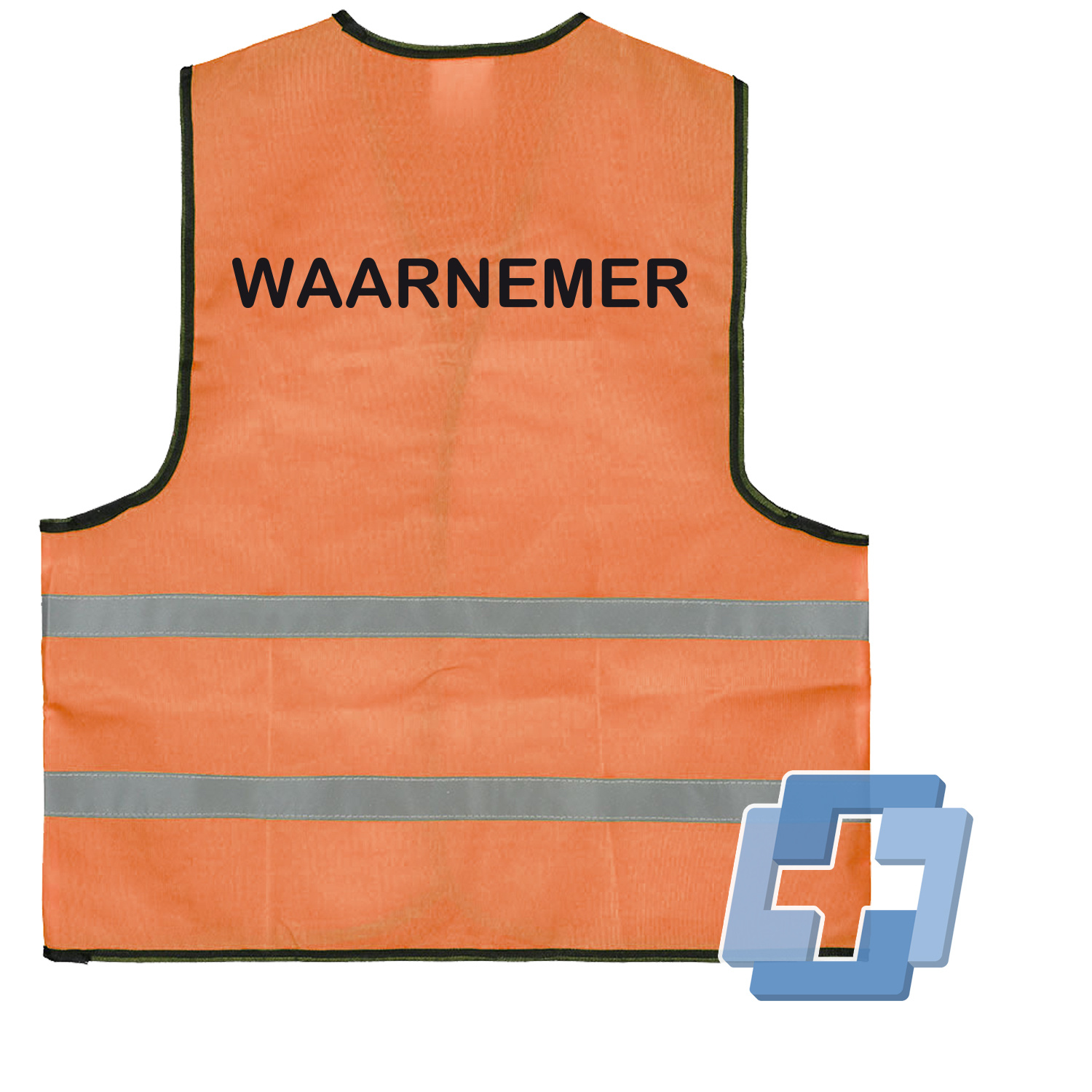 Sicherheitsweste ORANGE Aufdruck PLOEGLEIDER