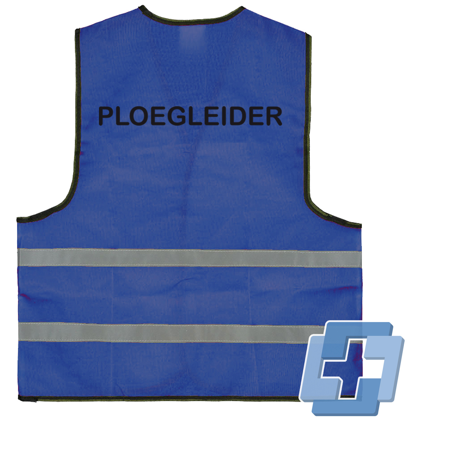 Sicherheitsweste BLAU Aufdruck PLOEGLEIDER