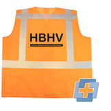 RWS Orange Warnweste - verschiedene Texte zur Verfügung