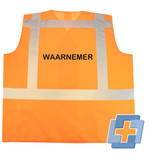 RWS Orange Warnweste - verschiedene Texte zur Verfügung