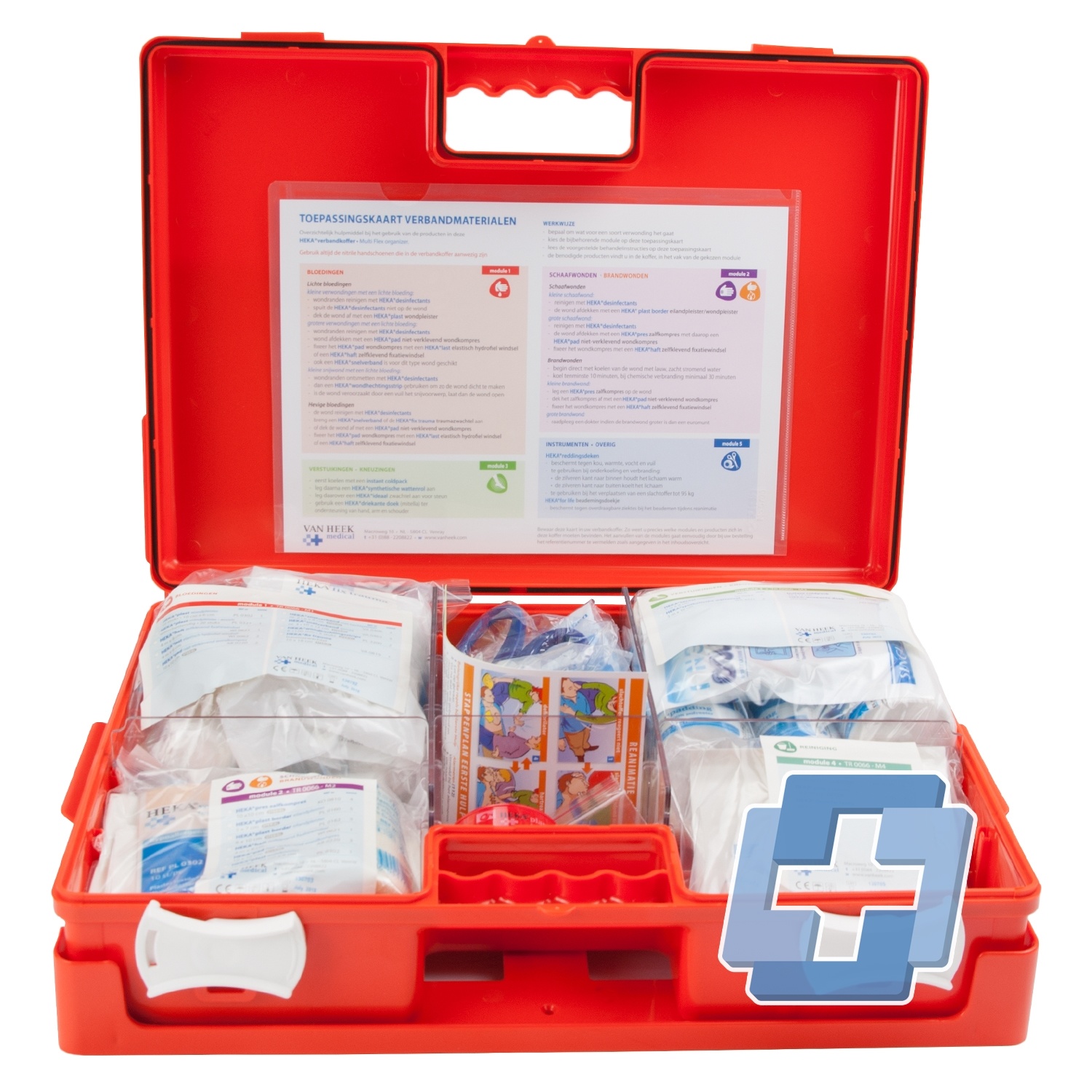 HEKA Verbanddoos Multi Flex Organizer incl. losse modules