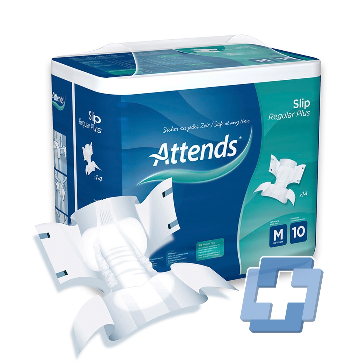 Attends Slip Regular Plus 10