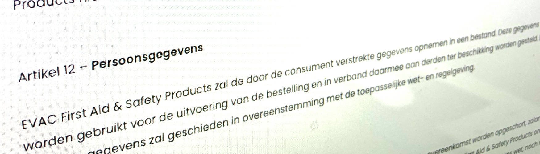 Algemene voorwaarden