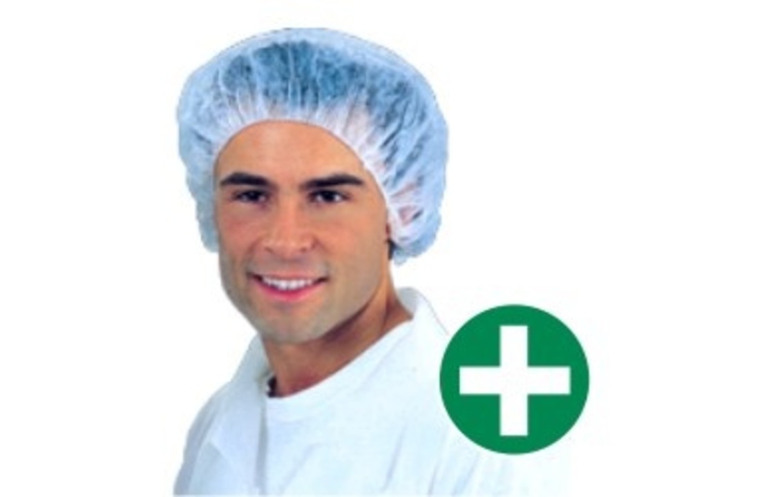 Haarkapjes Wit - 100 stuks