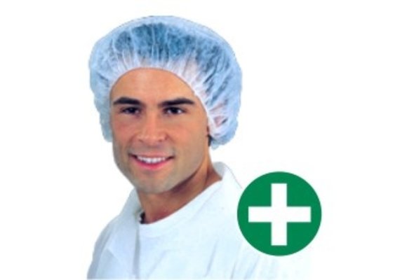 Haarkapjes Wit - 100 stuks