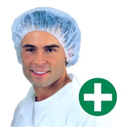 Haarkapjes Wit - 100 stuks